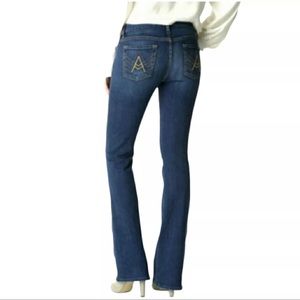 NWOT 7 For All Mankind A Pocket Wide Leg‎ Trouser Jeans Size 28